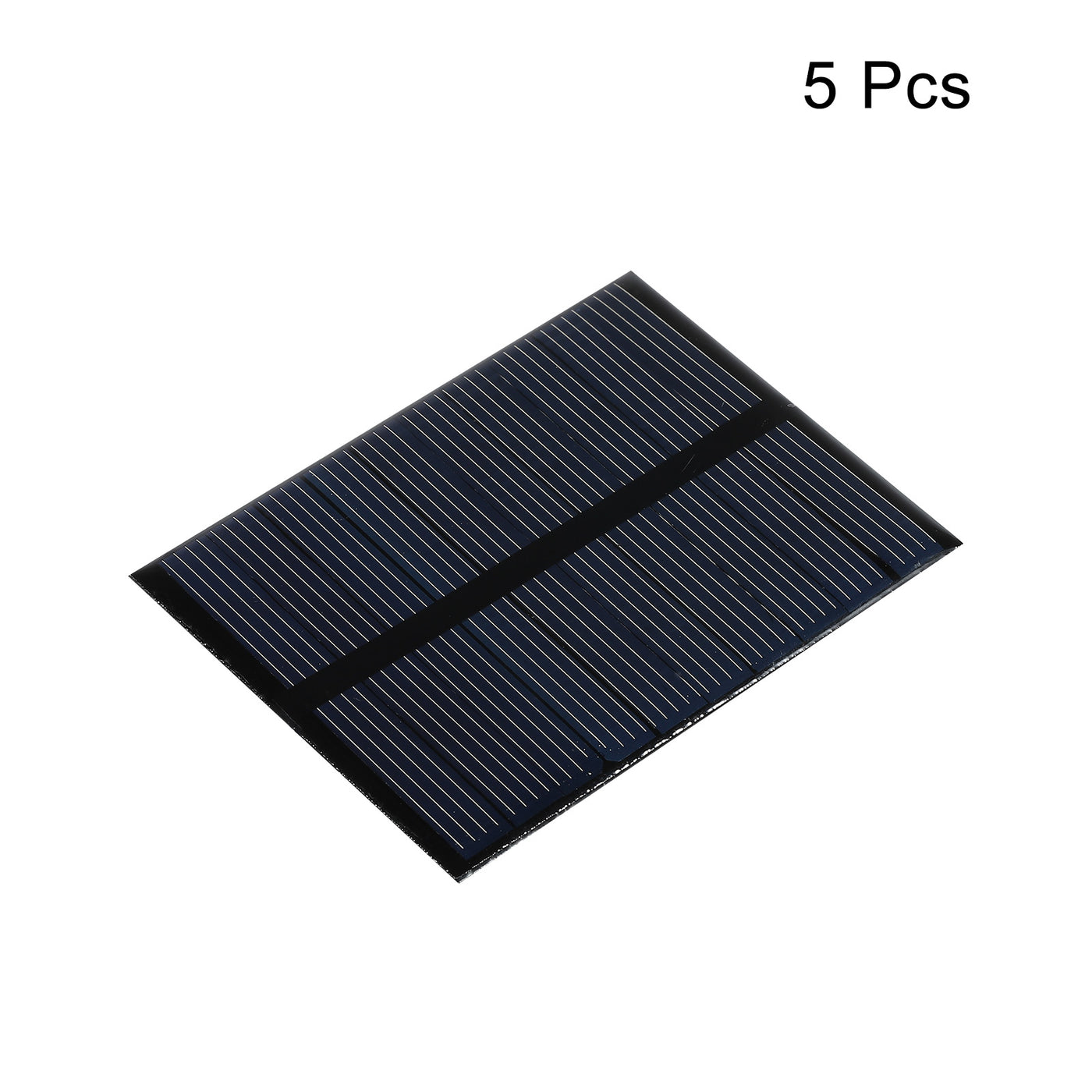 Harfington Mini Solar Panel Cell 5.5V 90mA 0.495W 70mm x 55mm for DIY Project Pack of 5