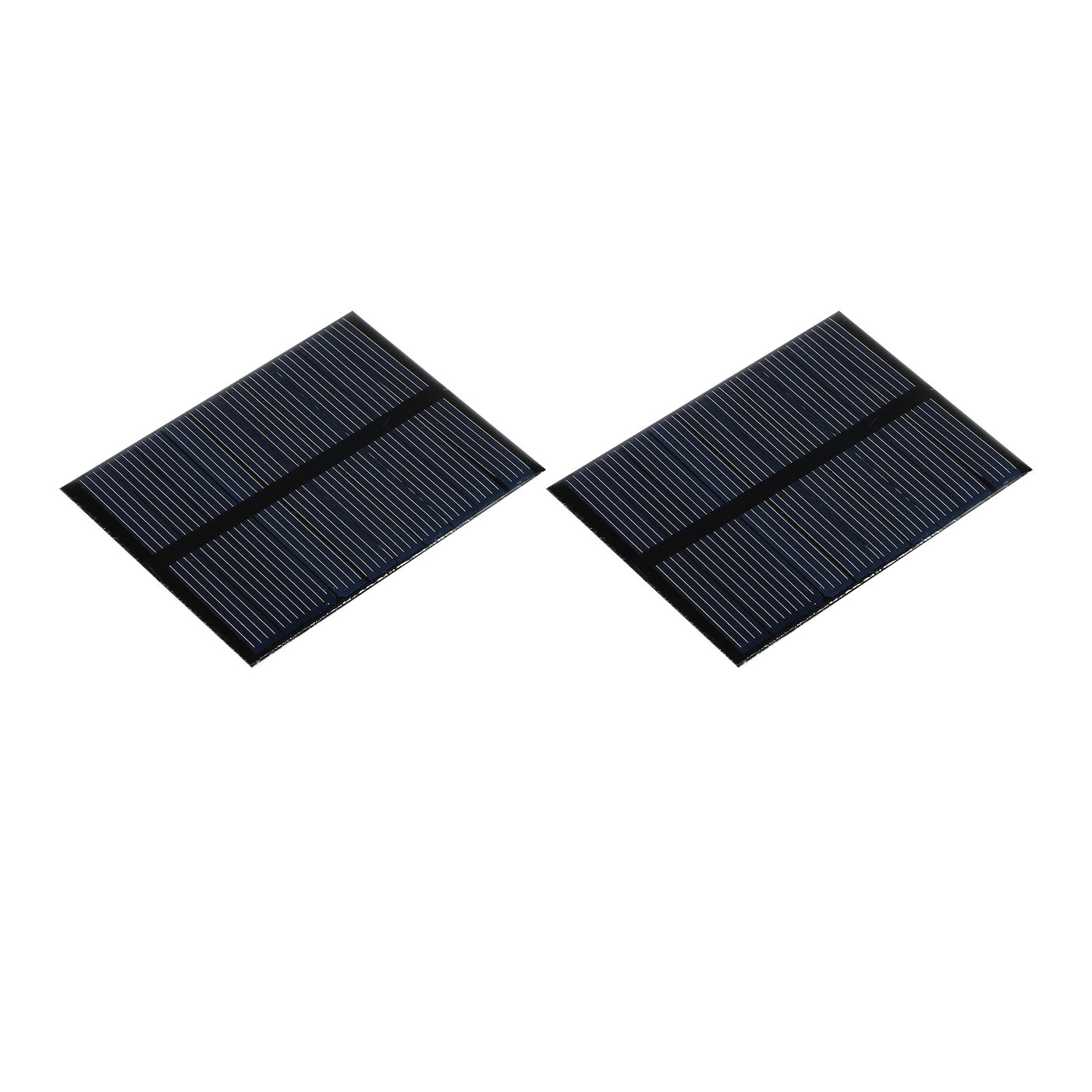 Harfington Mini Solar Panel Cell 5.5V 90mA 0.495W 70mm x 55mm for DIY Project Pack of 2