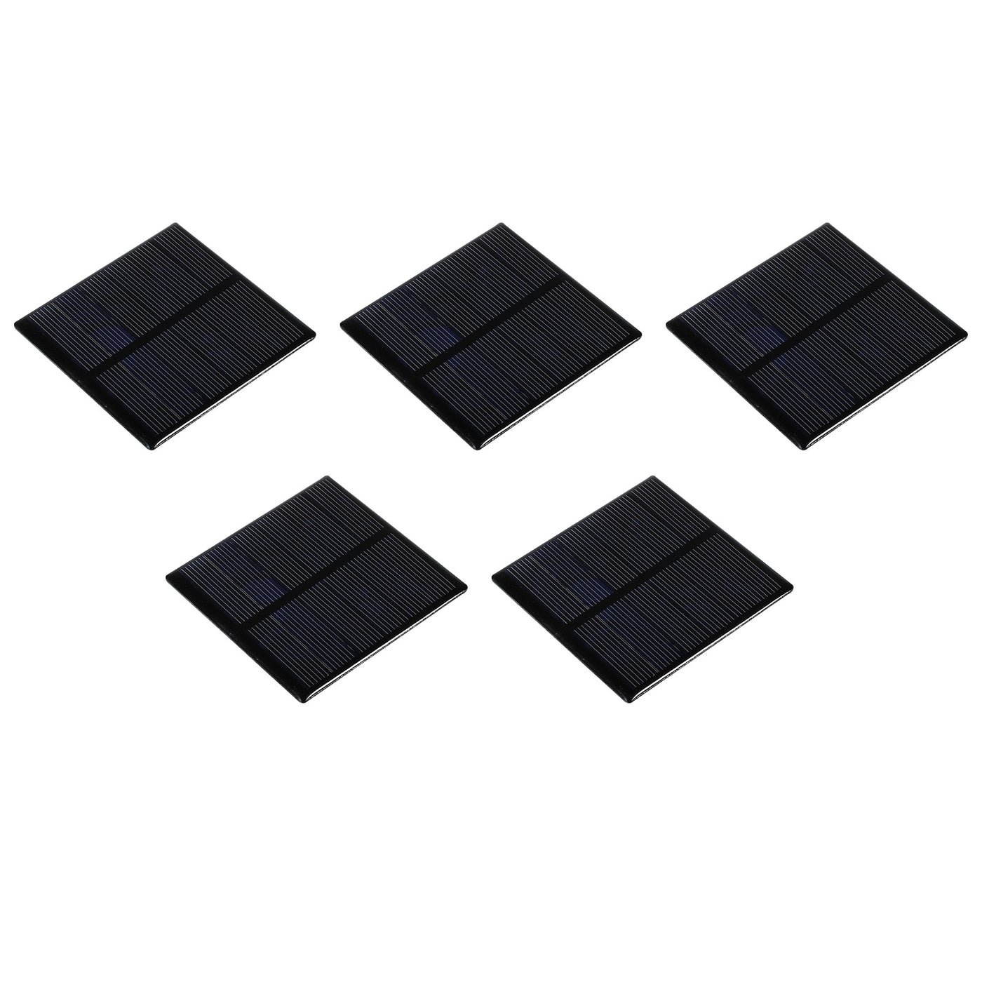 Harfington Mini Solar Panel Cell 3V 210mA 0.63W 70mm x 70mm for DIY Project Pack of 5