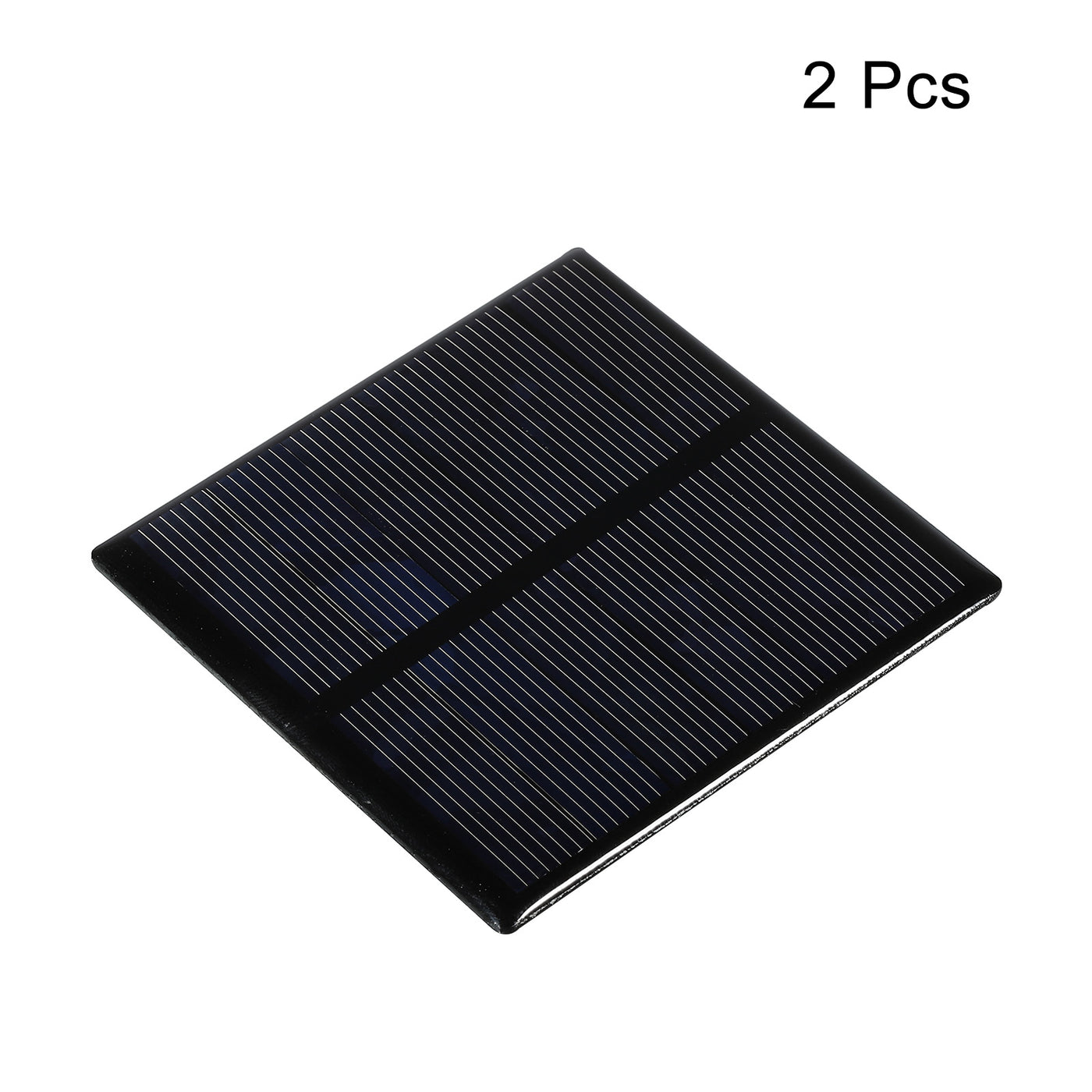 Harfington Mini Solar Panel Cell 3V 210mA 0.63W 70mm x 70mm for DIY Project Pack of 2