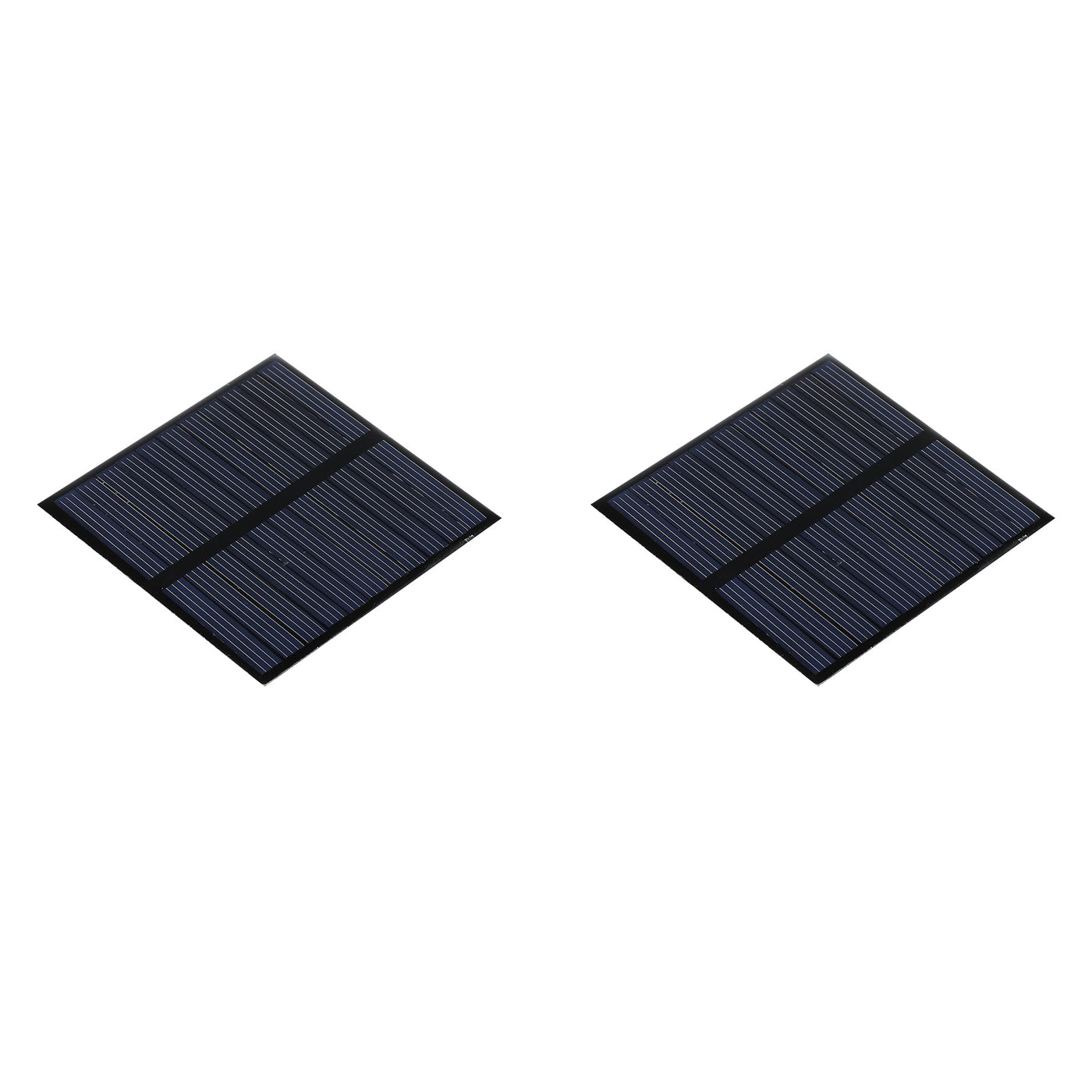 Harfington Mini Solar Panel Cell 5.5V 110mA 0.605W 70mm x 70mm for DIY Project Pack of 2