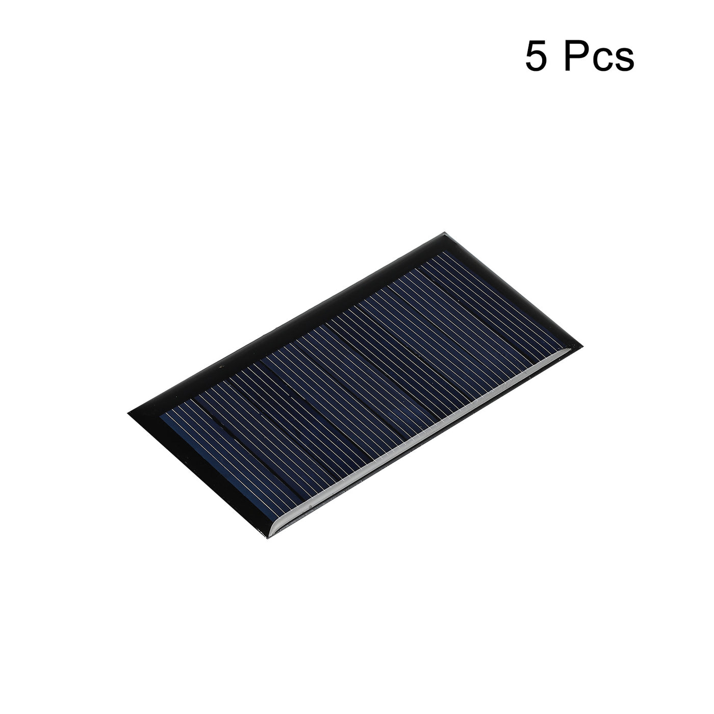 Harfington Mini Solar Panel Cell 4.5V 80mA 0.36W 77.5mm x 40.5mm for DIY Project Pack of 5