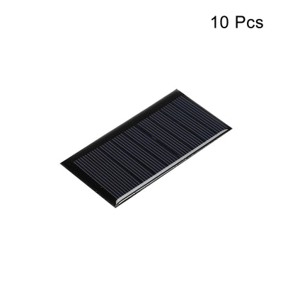 Harfington Mini Solar Panel Cell 4.5V 90mA 0.405W 77.5mmx40.5mm for DIY Project Pack of 10