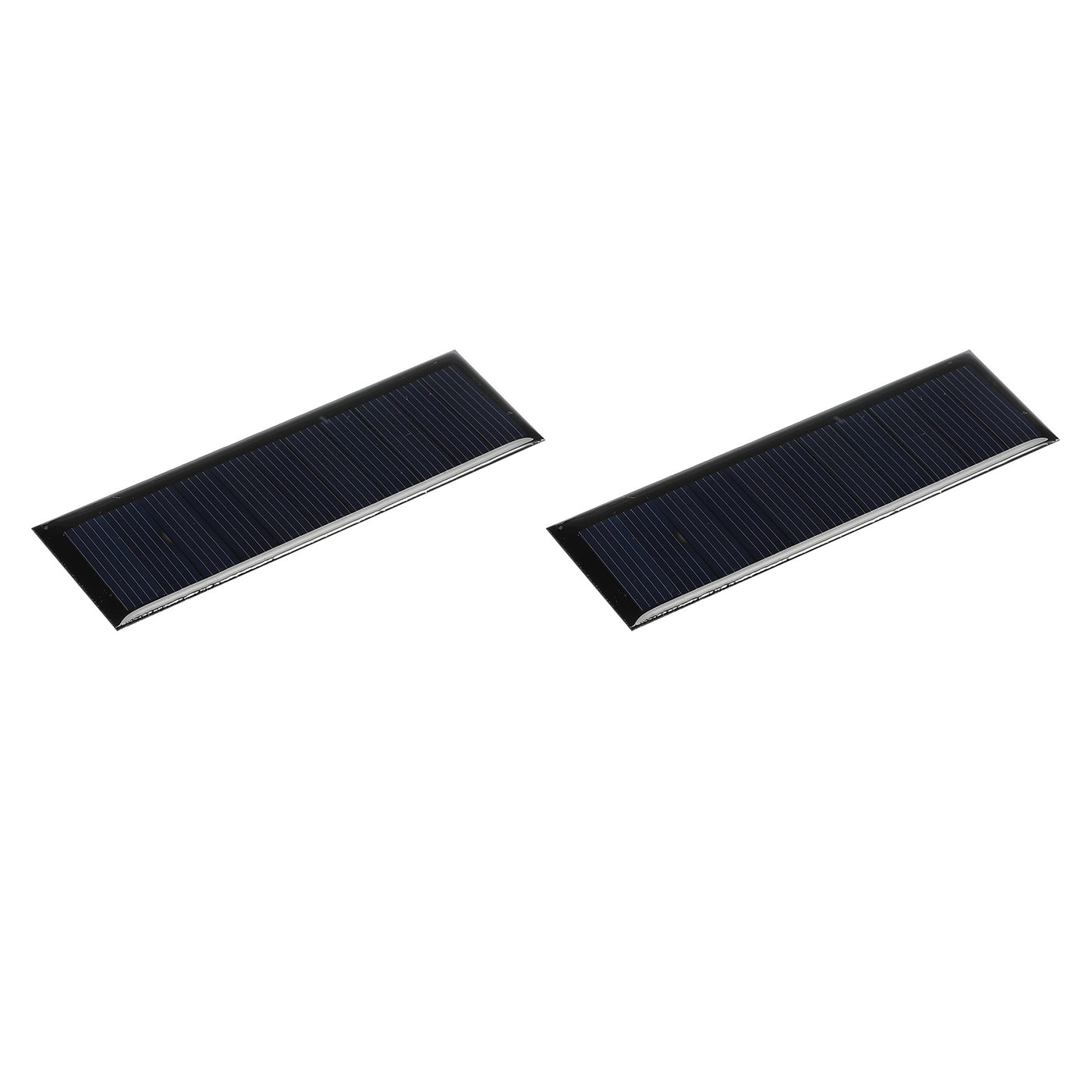 Harfington Mini Solar Panel Cell 5.5V 70mA 0.385W 90mm x 30mm for DIY Project Pack of 2