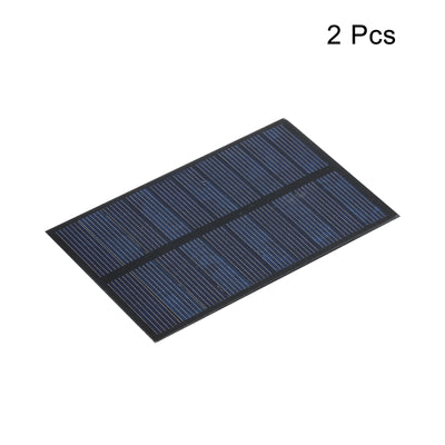 Harfington Mini Solar Panel Cell 5V 175mA 0.875W 98mm x 63mm for DIY Project Pack of 2