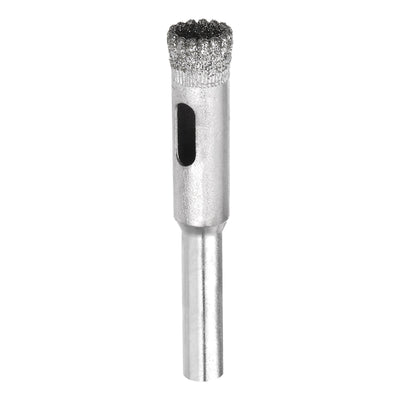 Harfington 8mm Serrated Hollow Core Diamond Drill Bits Hole Saw for Glass Tile Stone