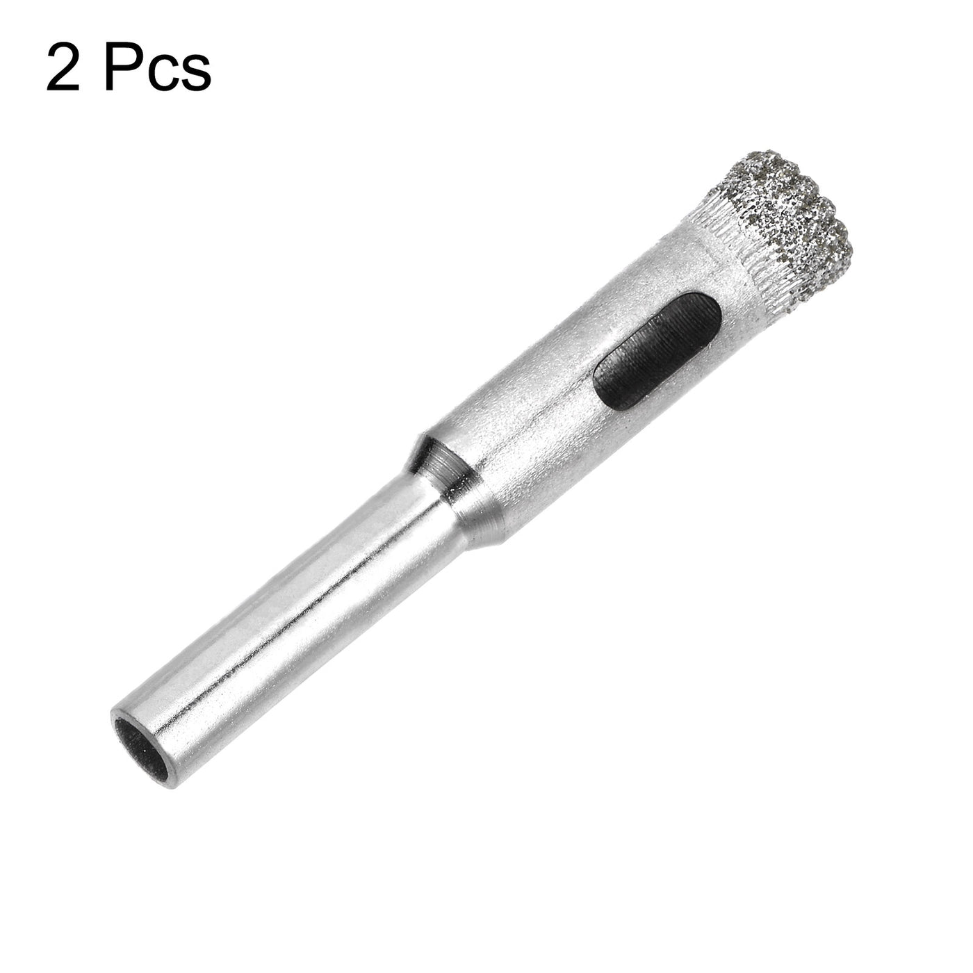 Harfington 8mm Serrated Hollow Core Diamond Drill Bits Hole Saw for Glass Tile Stone 2pcs