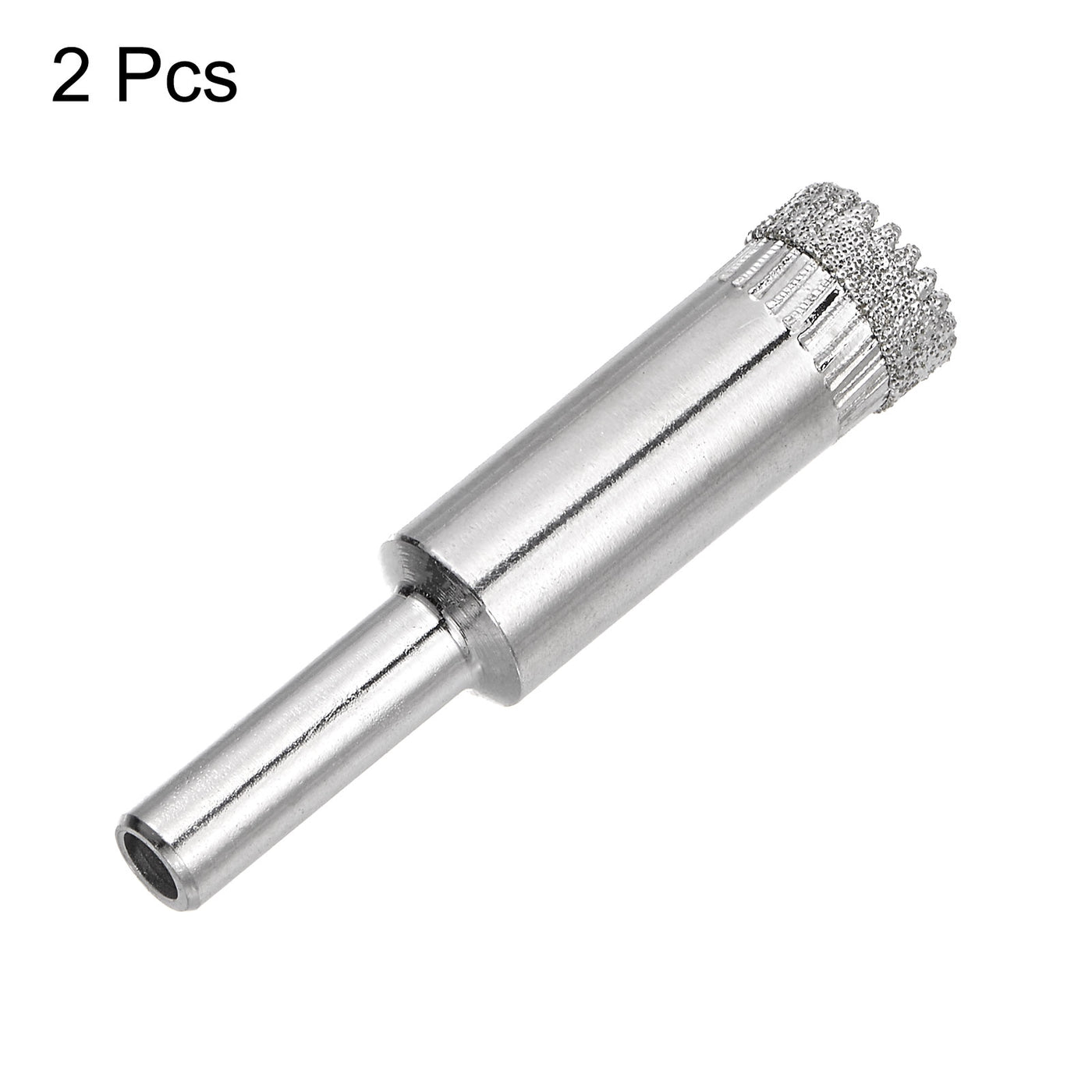 Harfington 11mm Serrated Hollow Core Diamond Drill Bits Hole Saw for Glass Tile Stone 2pcs