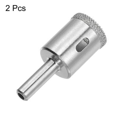 Harfington 22mm Serrated Hollow Core Diamond Drill Bits Hole Saw for Glass Tile Stone 2pcs