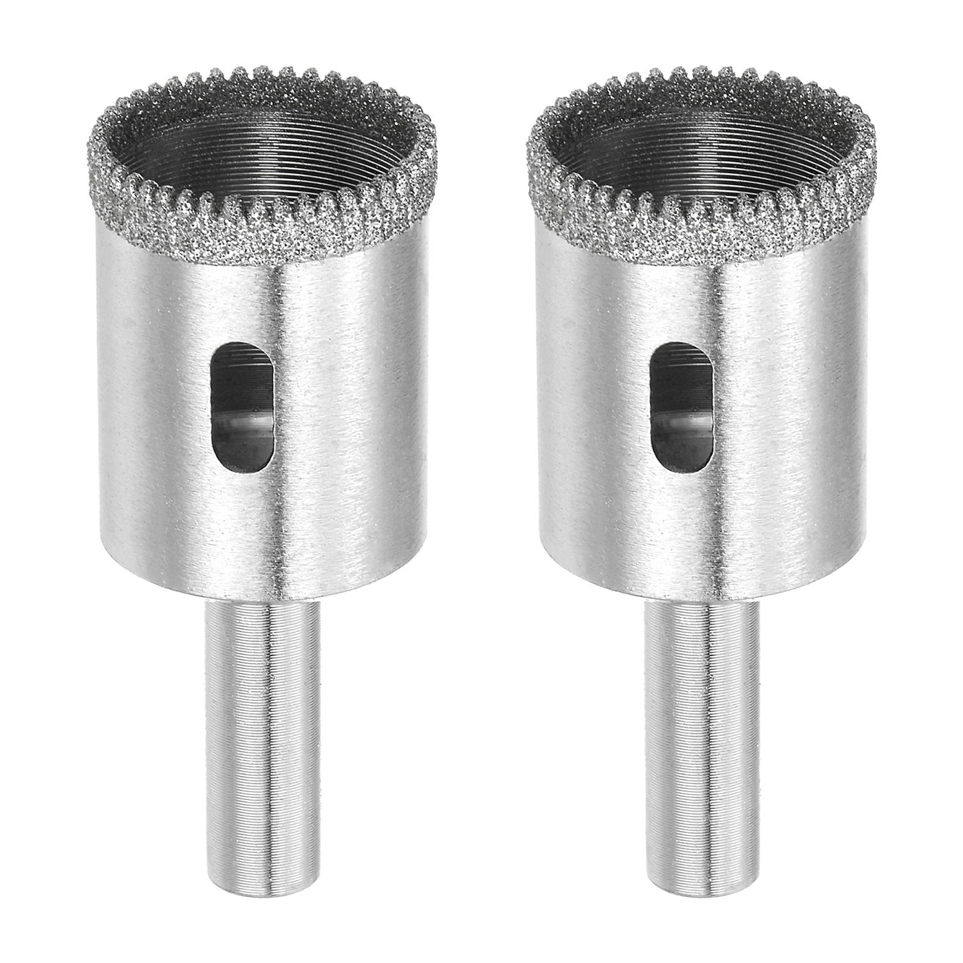 Harfington 22mm Serrated Hollow Core Diamond Drill Bits Hole Saw for Glass Tile Stone 2pcs