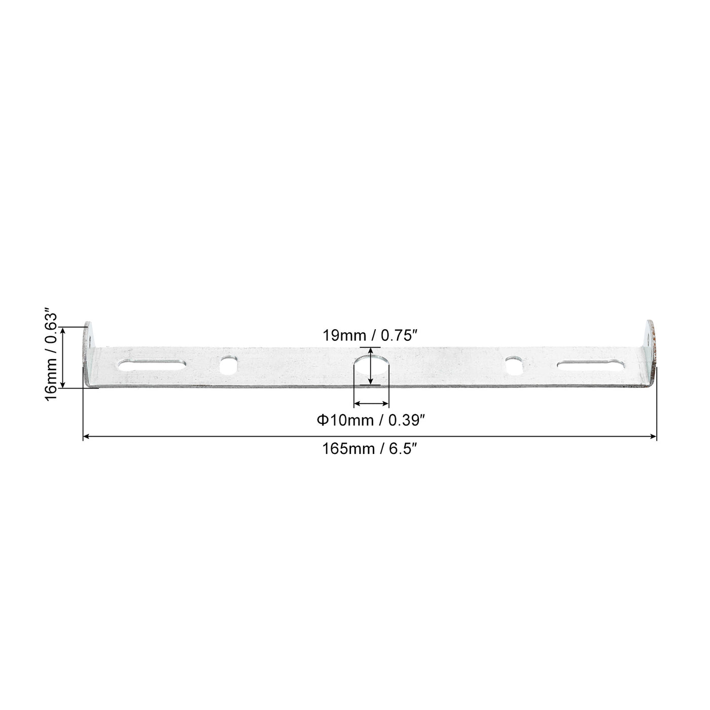 Harfington Ceiling Light Plate 165x19x16mm Lighting Fixture Mounting Bracket for Home Office Chandelier, 2 Set