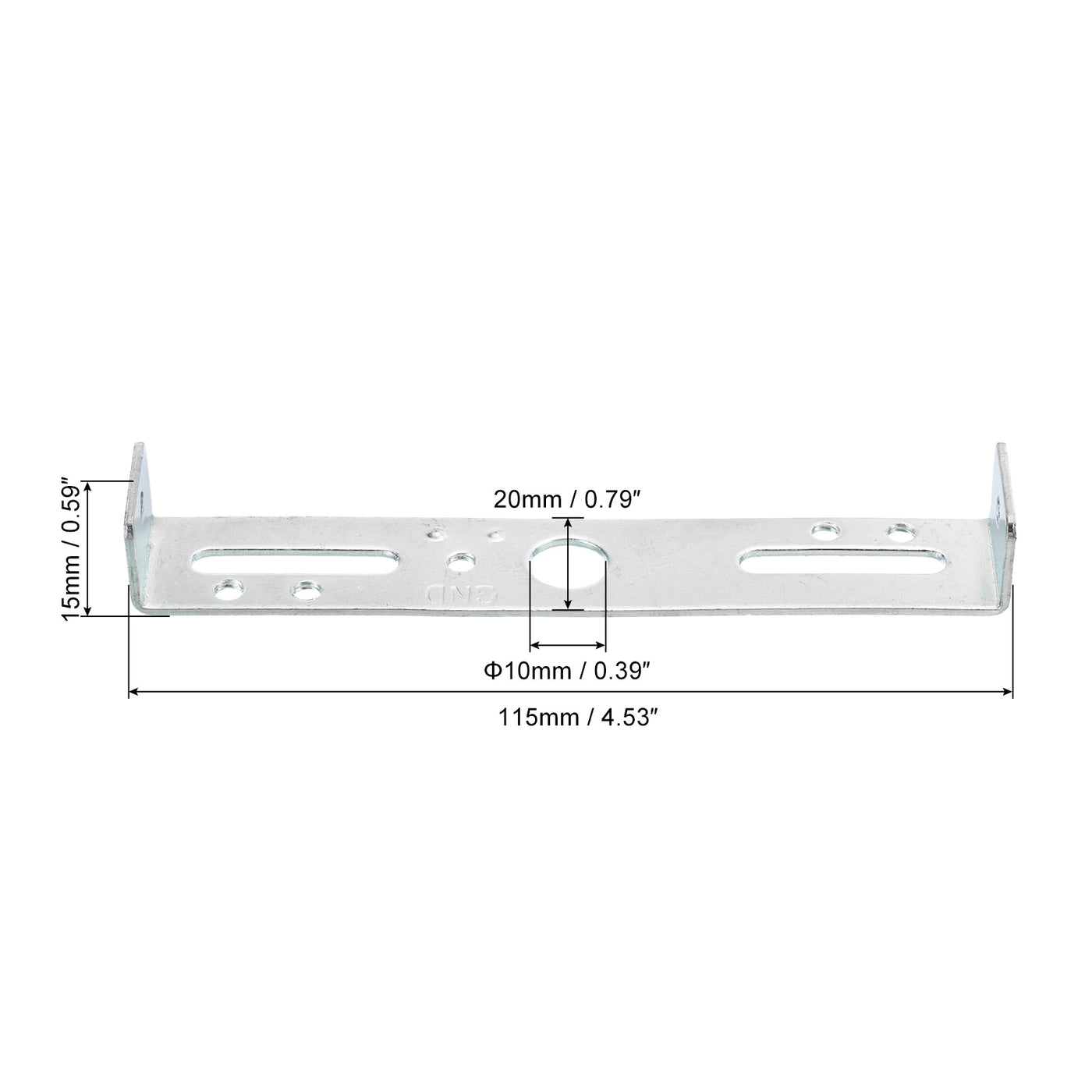 Harfington Ceiling Light Plate Kit 115x20x15mm Lighting Fixture Mounting Bracket for Home Office Chandelier, 2 Set