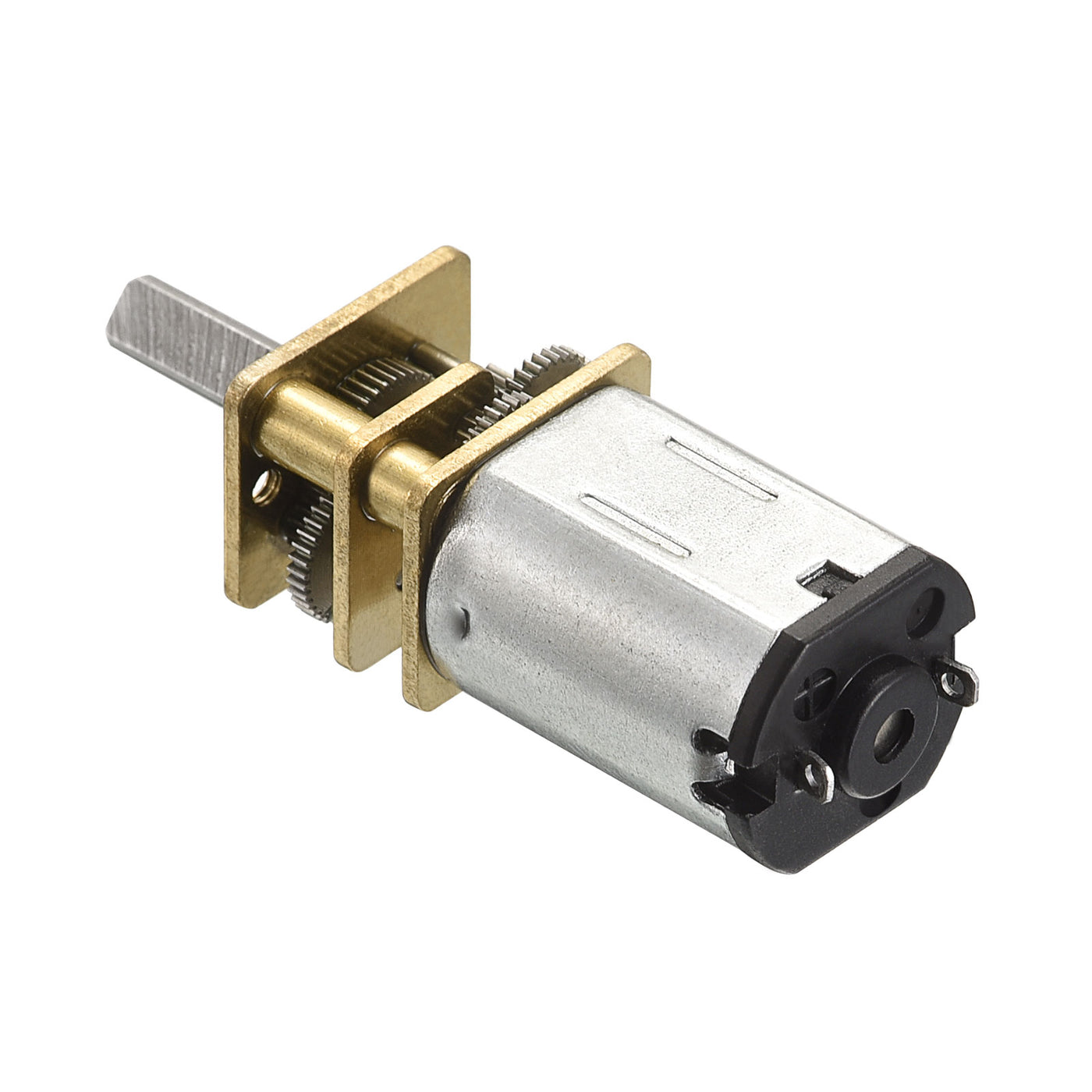 Harfington Micro Speed Reduction Gear Motor, DC 12V 60RPM with Full Metal Gearbox