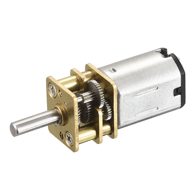 Harfington Micro Speed Reduction Gear Motor, DC 12V 60RPM with Full Metal Gearbox