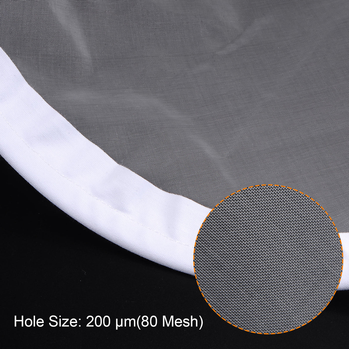 uxcell Uxcell 80 Mesh Paint Filter Bag 7.9" Dia Cone Shape Nylon Strainer for Filtering