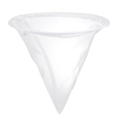 Harfington Uxcell 40 Mesh Paint Filter Bag 9.8" Dia Cone Shape Nylon Strainer for Filtering