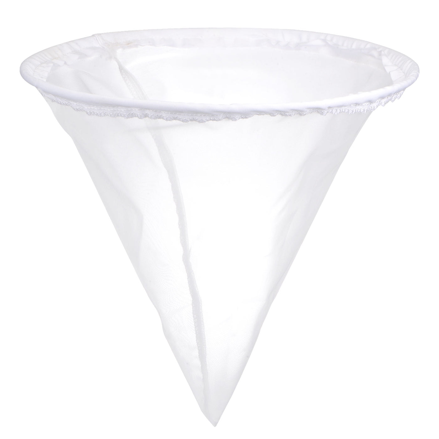 uxcell Uxcell 60 Mesh Paint Filter Bag 9.8" Dia Cone Shape Nylon Strainer for Filtering