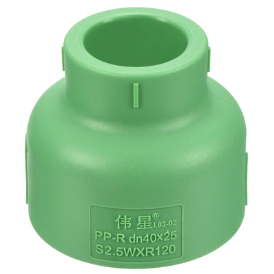 Harfington Reducing Coupling, PPR 24mm to 39mm Increaser Schedule DWV (Drain, Waste and Vent) Pipe Fitting for Home Industrial, Green