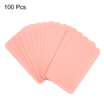 Harfington 3.5" x 2" Blank Paper Business Cards Small Index Flash Cards Note, Pink 100pcs