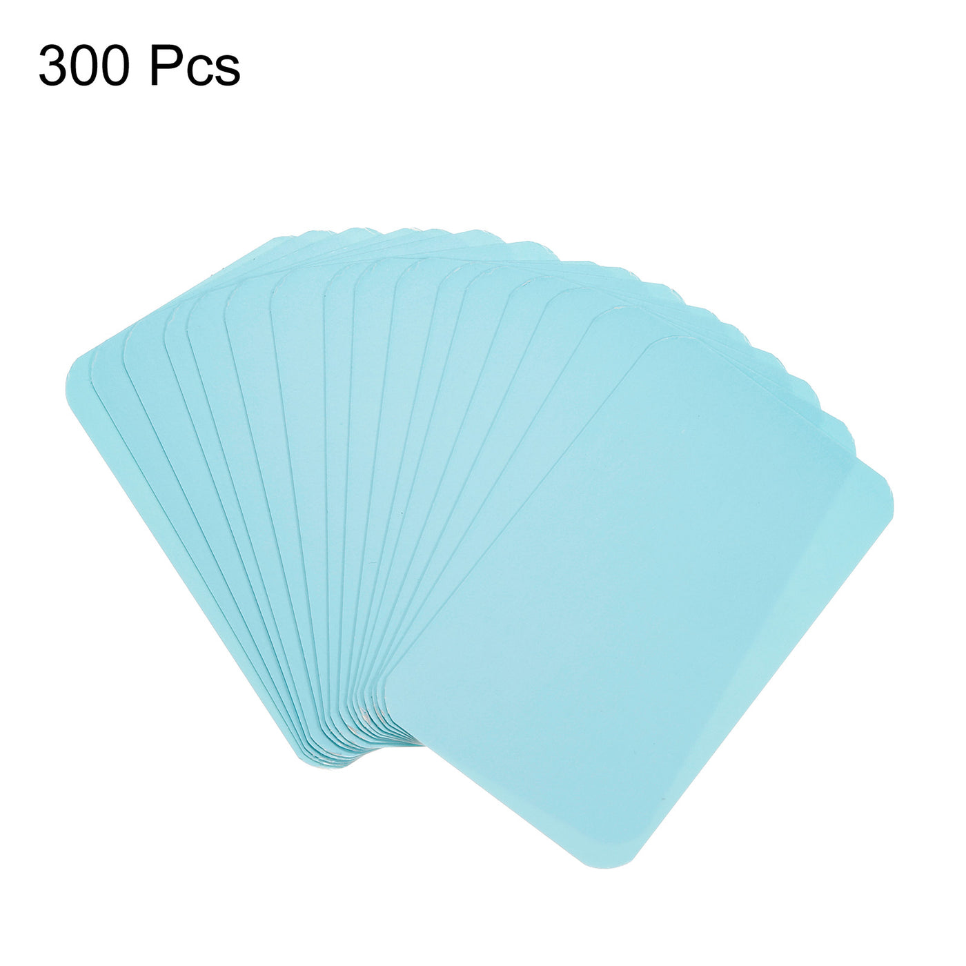 Harfington 3.5" x 2" Blank Paper Business Cards Small Index Flash Cards Note, Blue 300pcs