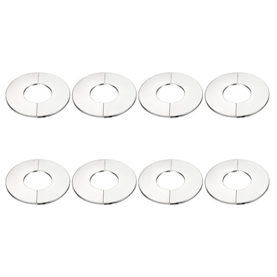 Harfington Wall Split Flanges, 201 Stainless Steel Round Escutcheon Plate for Diameter Pipe