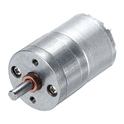 Harfington Micro Gear Box Motor Speed Reduction Geared Motor DC 6V 450RPM JGA25-310 for Electronic Lock DIY RC