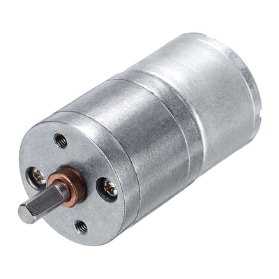 Harfington Micro Gear Box Motor Speed Reduction Geared Motor DC 6V 50RPM JGA25-310 for Electronic Lock DIY RC