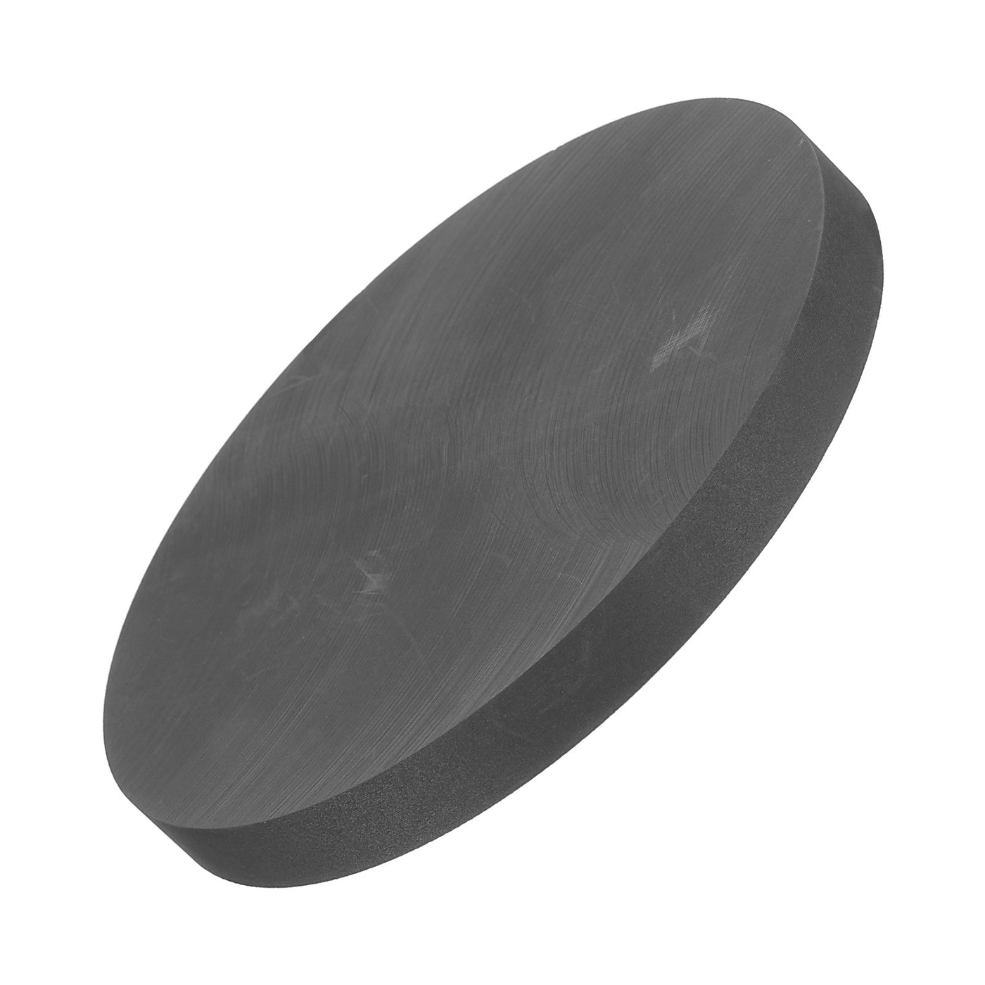 Harfington Round Graphite Block Disk Ingot High Purity Graphite Electrode Plate Sheet 100x10mm for Melting Casting, Electrolysis