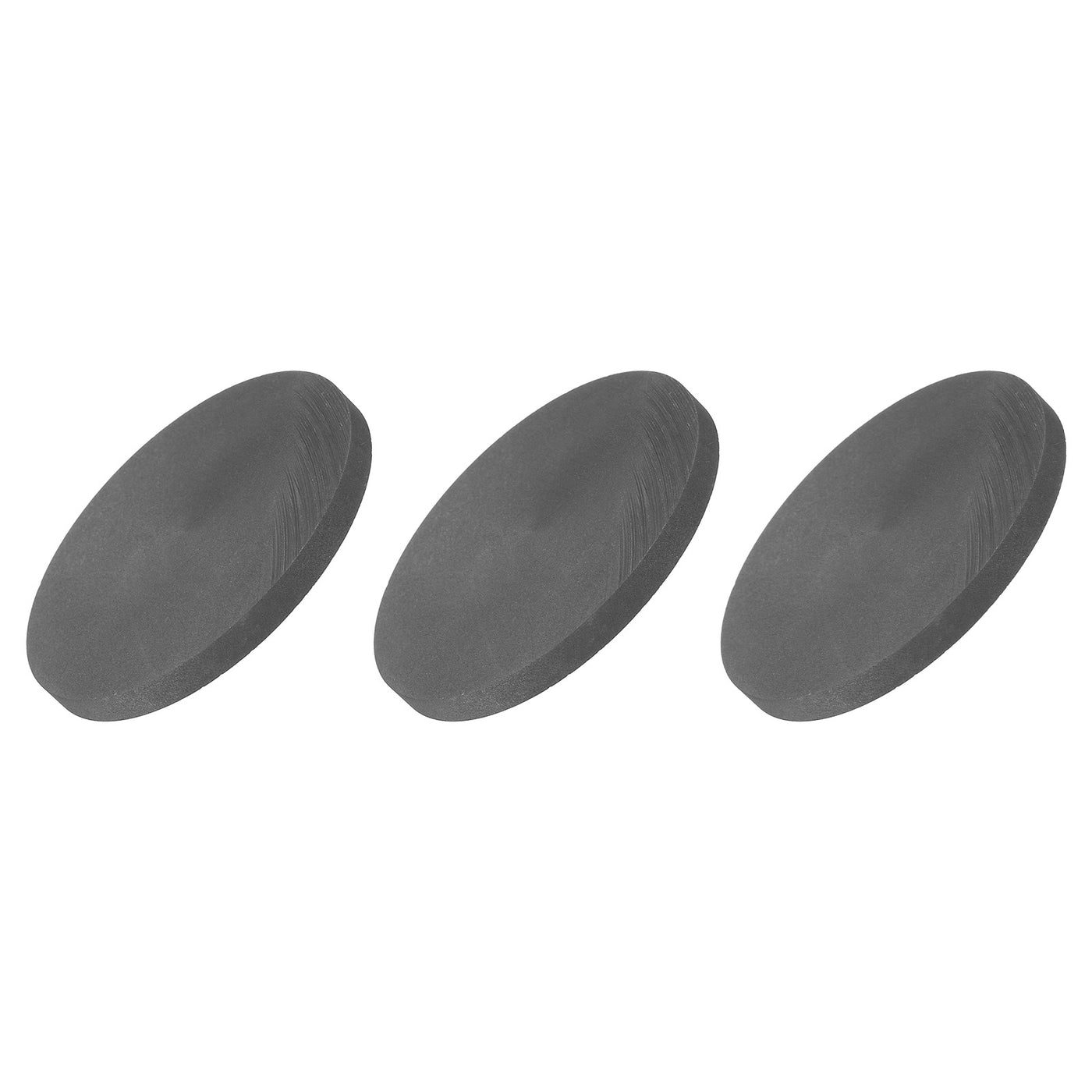 Harfington Round Graphite Block Disk Ingot High Purity Graphite Electrode Plate Sheet 60x5mm for Melting Casting, Electrolysis, Pack of 3