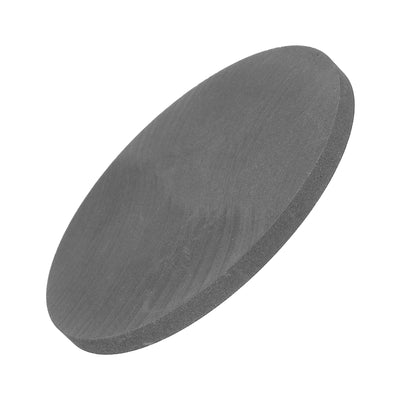 Harfington Round Graphite Block Disk Ingot High Purity Graphite Electrode Plate Sheet 80x5mm for Melting Casting, Electrolysis