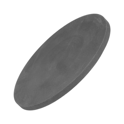 Harfington Round Graphite Block Disk Ingot High Purity Graphite Electrode Plate Sheet 100x5mm for Melting Casting, Electrolysis