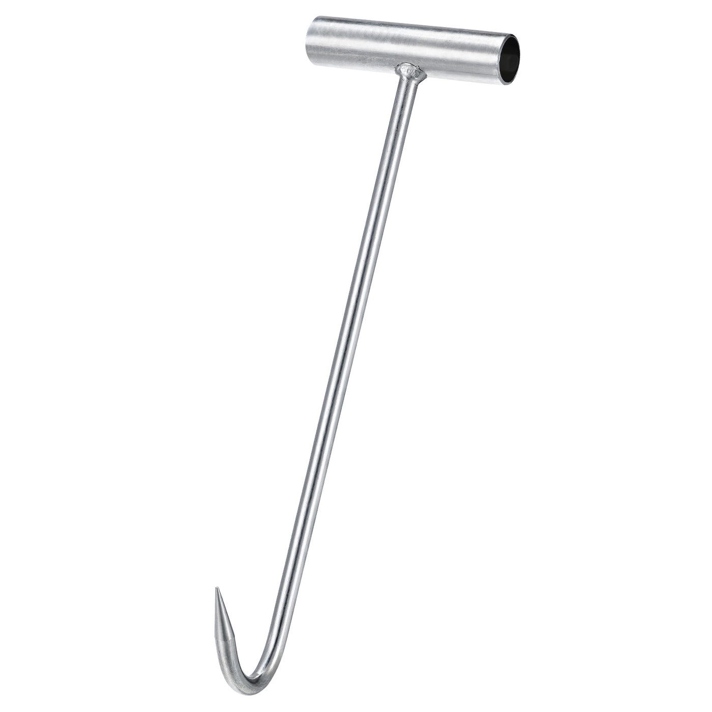 uxcell Uxcell 12"(300mm) T-Handle Meat Boning Hook, Galvanized T Hooks for Kitchen Butcher Shop Restaurant