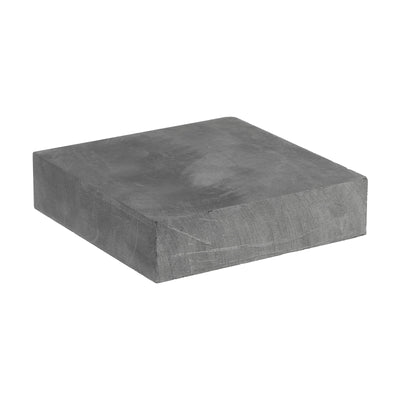 Harfington Graphite Block Ingot Rectangle Graphite Electrode Plate Board 100x100x25mm for Melting Casting, Electrolysis Electroplating