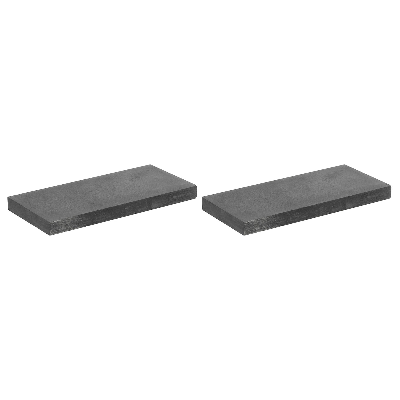 Harfington Graphite Block Ingot Rectangle Graphite Electrode Plate Board 101x47.5x8mm for Melting Casting, Electrolysis Electroplating, Pack of 2