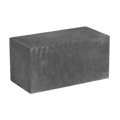 Harfington Graphite Block Ingot Rectangle Graphite Electrode Plate Board 100x50x50mm for Melting Casting, Electrolysis Electroplating