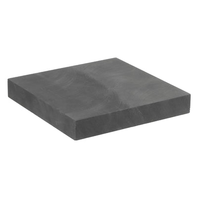 Harfington Graphite Block Ingot Rectangle Graphite Electrode Plate Board 100x100x15mm for Melting Casting, Electrolysis Electroplating