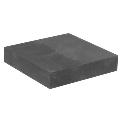 Harfington Graphite Block Ingot Rectangle Graphite Electrode Plate Board 100x100x20mm for Melting Casting, Electrolysis Electroplating