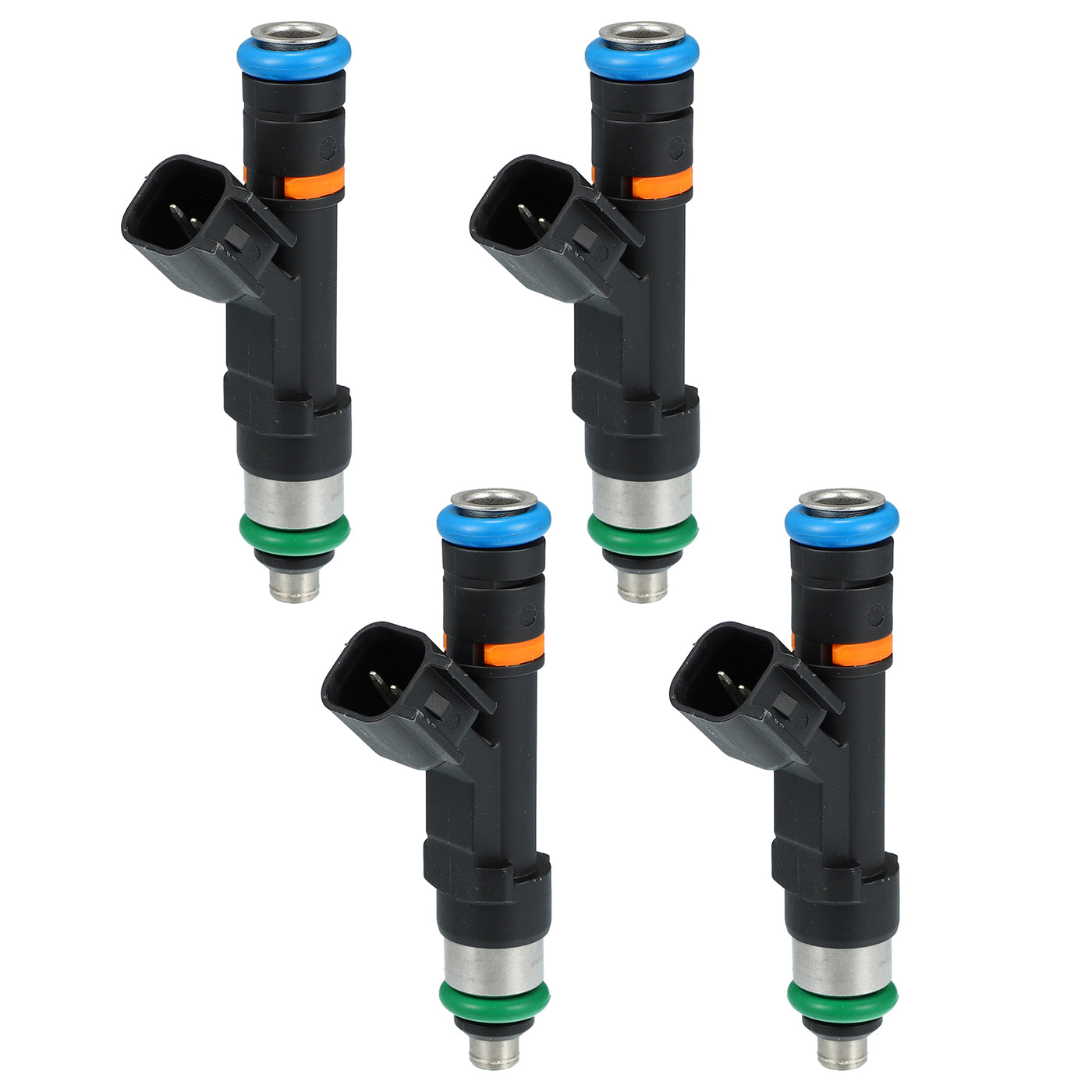 X AUTOHAUX 4pcs 0280158179 8S4Z9F593A Fuel Injector for Ford C-Max 2.0L 2013-2018 for Ford Focus 2.0L 2008-2011 for Ford Fusion 1.5L 1.6L 2.0L 2.5L 2013-2020