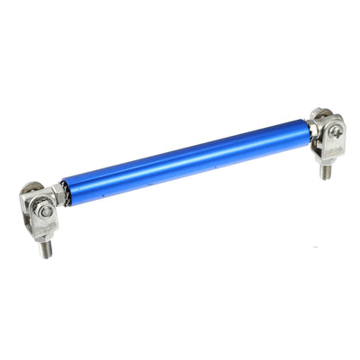 Harfington 1pair 100mm 3.94" Universal Splitter Support Rods Adjustable Front Bumper Lip Splitter Strut Rod Tie Support Bars for Car Blue