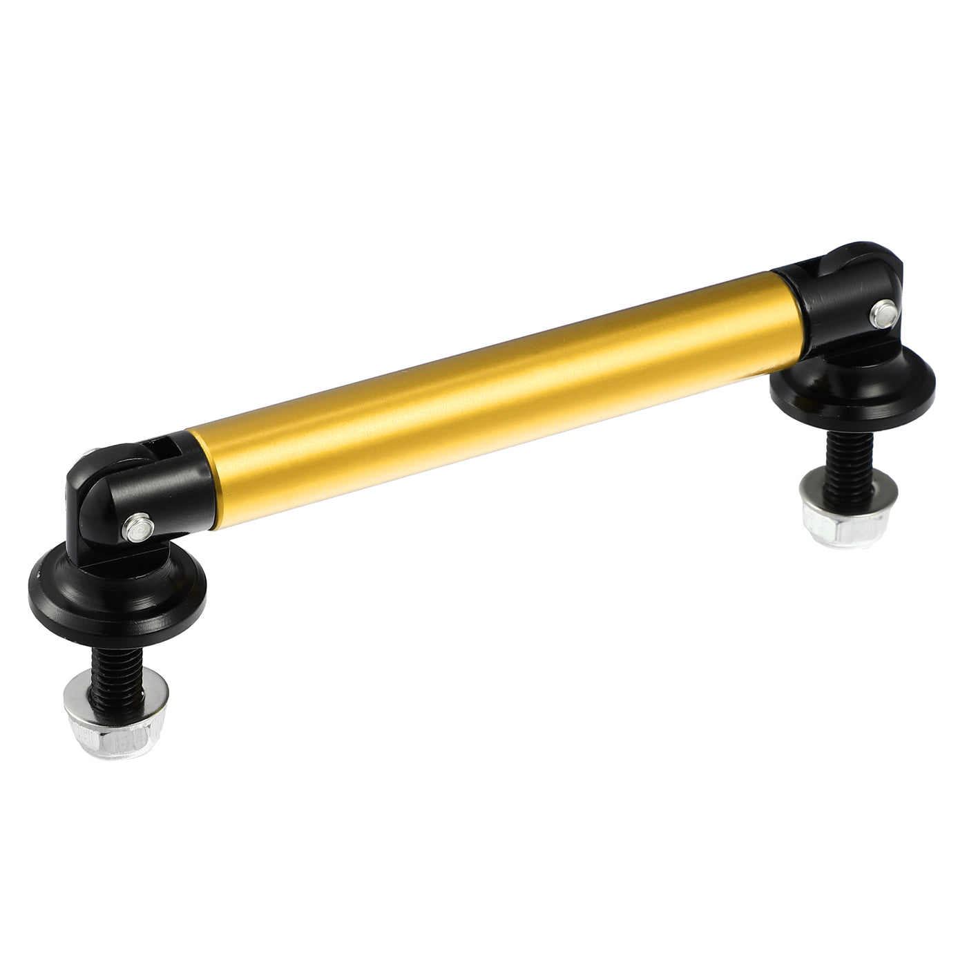 X AUTOHAUX 1pair 75mm 2.95" Splitter Support Rods Adjustable Front Rear Bumper Lip Splitter Strut Rod Tie Support Bars Fit Most Vehicle Gold Tone