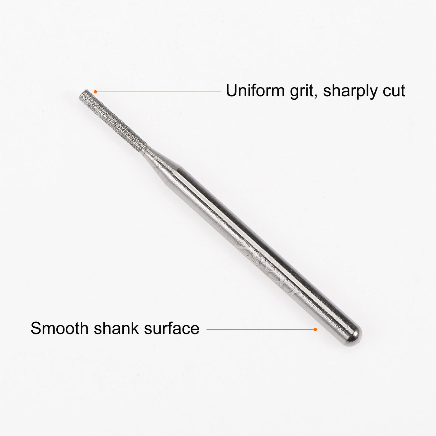 Harfington Diamond Grinding Carving Bits Set 1/1.5/2/2.5/3mm Various Shape Grinding Head Mounted Point 1/8 Shank for Rotary Tool