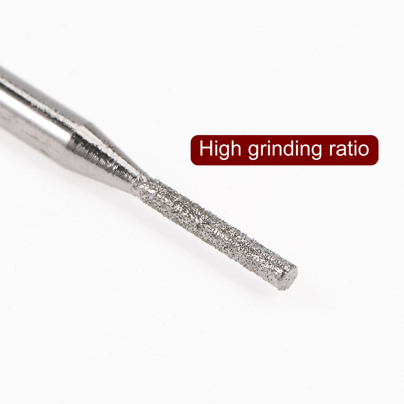 Harfington Diamond Grinding Carving Bits Set 1/1.5/2/2.5/3mm Various Shape Grinding Head Mounted Point 1/8 Shank for Rotary Tool