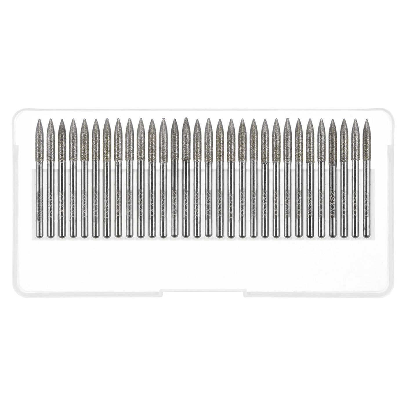 Harfington 30Stk  Schleiffräser Schnitzbohrer 3mmx10mm Tapered Kopf Eingebaut Spitze 1/8 Schaft für Drehbares Werkzeug