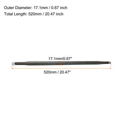 Harfington 17,1mm OD C Typ Federrohrbieger 520mm lang für 18-20mm ID PVC Rohr in Hausrenovierungen und Elektrikerverkabelung