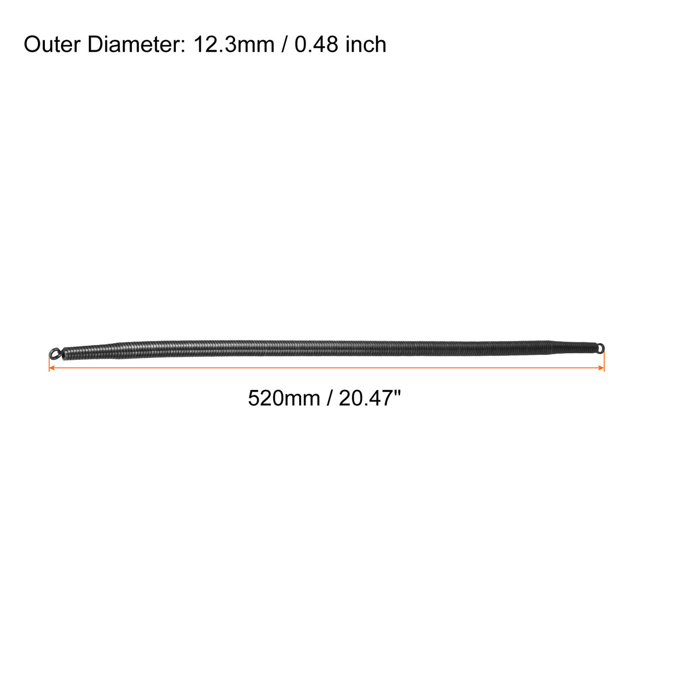 Harfington 2 Stück 12,3mm OD A Typ Federrohrbieger 520mm lang für 16mm 3/8" PVC Rohr in Hausrenovierungen und Elektrikerverkabelung