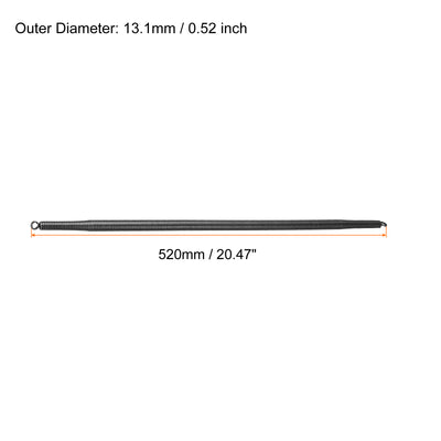 Harfington 2 Stück 13,1mm OD C Typ Federrohrbieger 520mm lang für 16mm 3/8" PVC Rohr in Hausrenovierungen und Elektrikerverkabelung