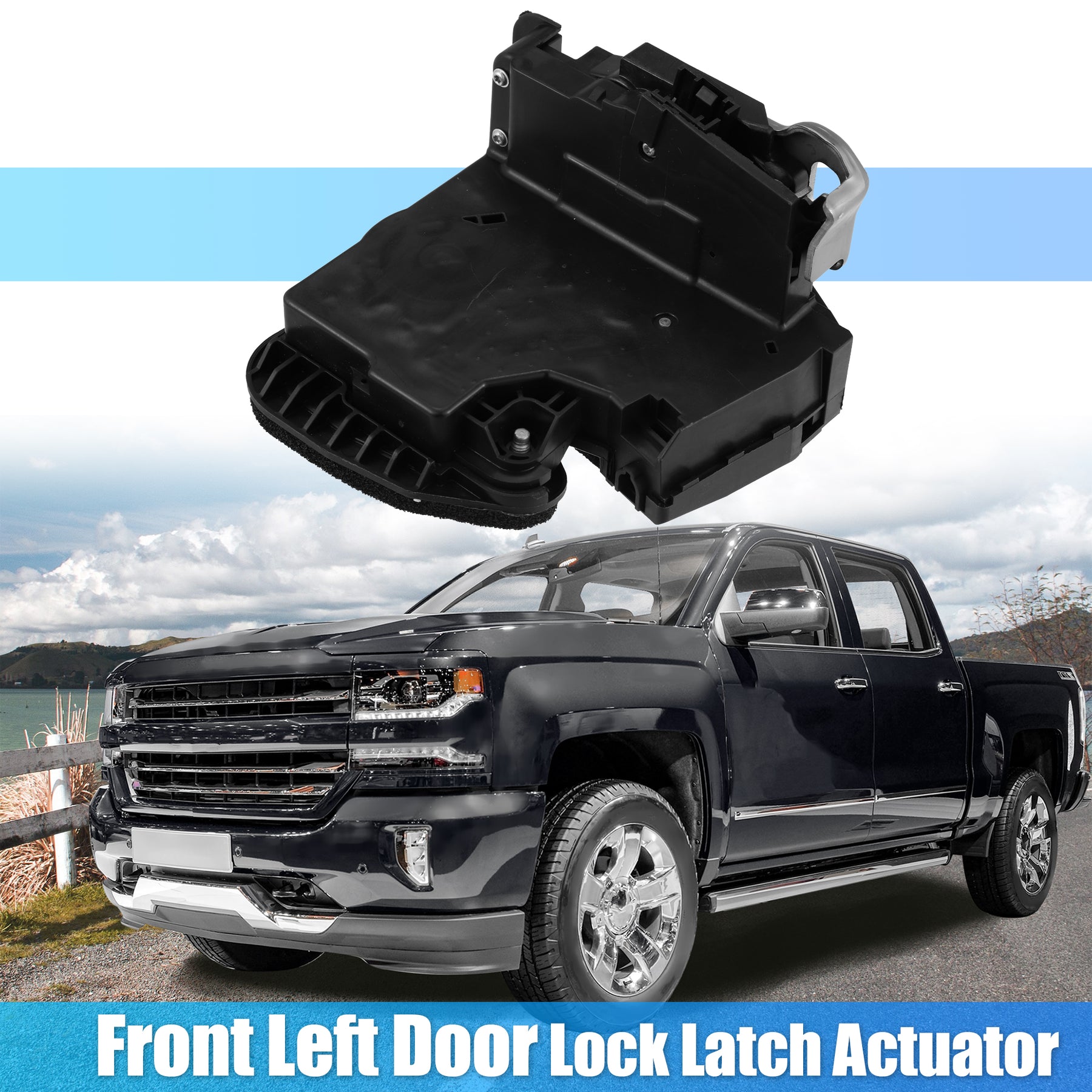 Rear Left Door Lock Actuator For Chevrolet Silverado 1500 2015-2018 For 