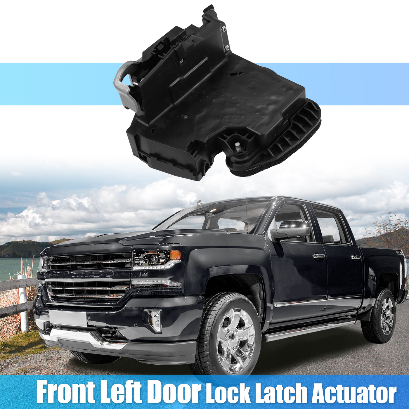 X AUTOHAUX Front Right Door Lock Actuator for Chevrolet Silverado 1500 2015-2018 for GMC 13592288 Door Latch Lock Actuator