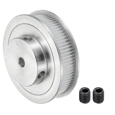 Harfington 80 Teeth 6mm Bore Timing Pulley, Aluminium Synchronous Wheel 22mm with Screw for 3D Printer Belt, CNC Machine