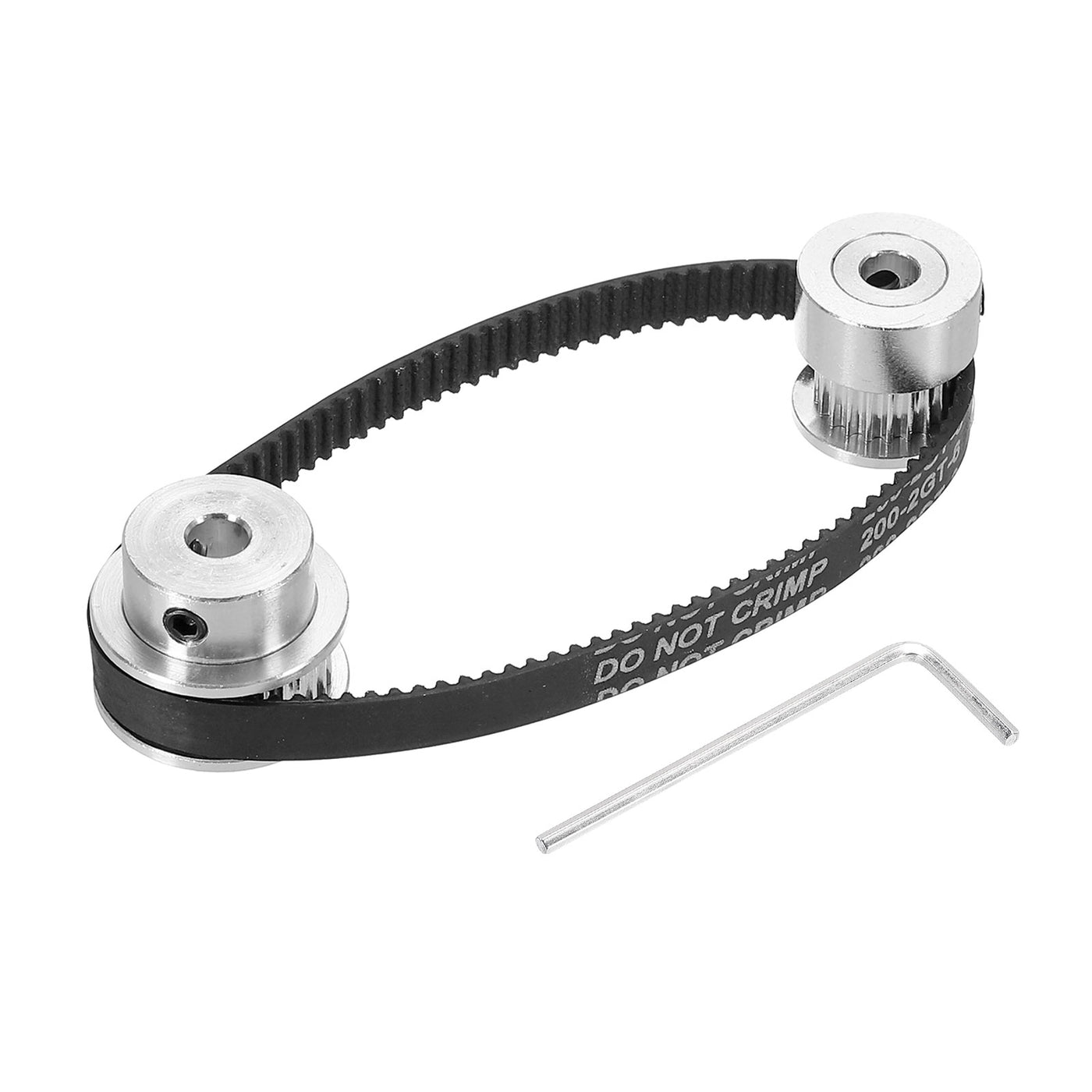 Harfington Timing Pulley 20&30 Teeth 5mm Bore Synchronous Wheel with Belt and Wrench for 3D Printer, CNC Machine, 1 Set